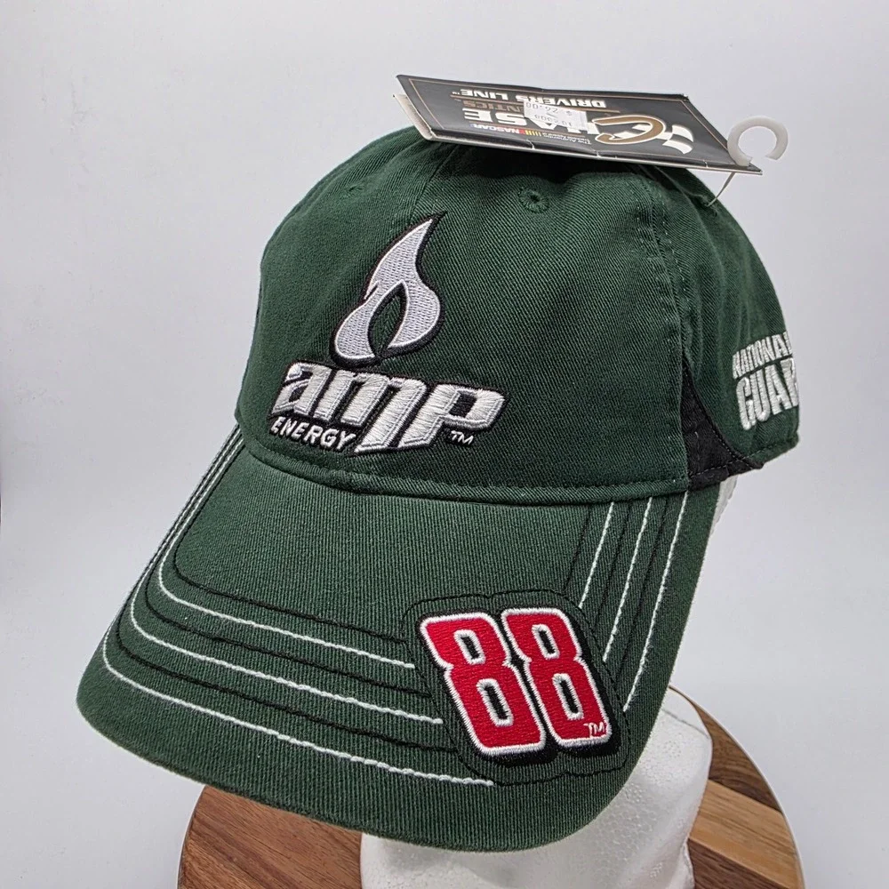 Chase Authentics NASCAR Dale Earnhardt Jr 88 Amp Energy National Guard Hat Green